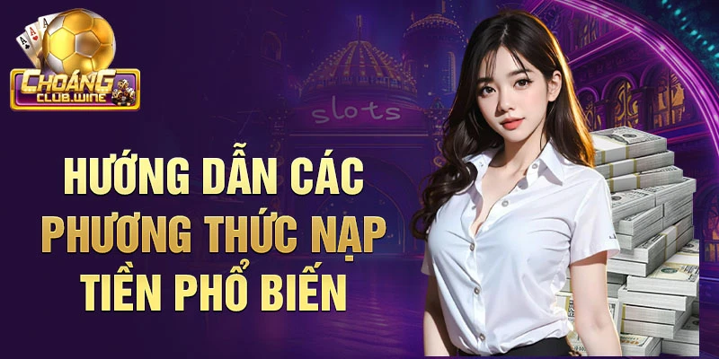 Hướng dẫn các phương thức nạp tiền phổ biến